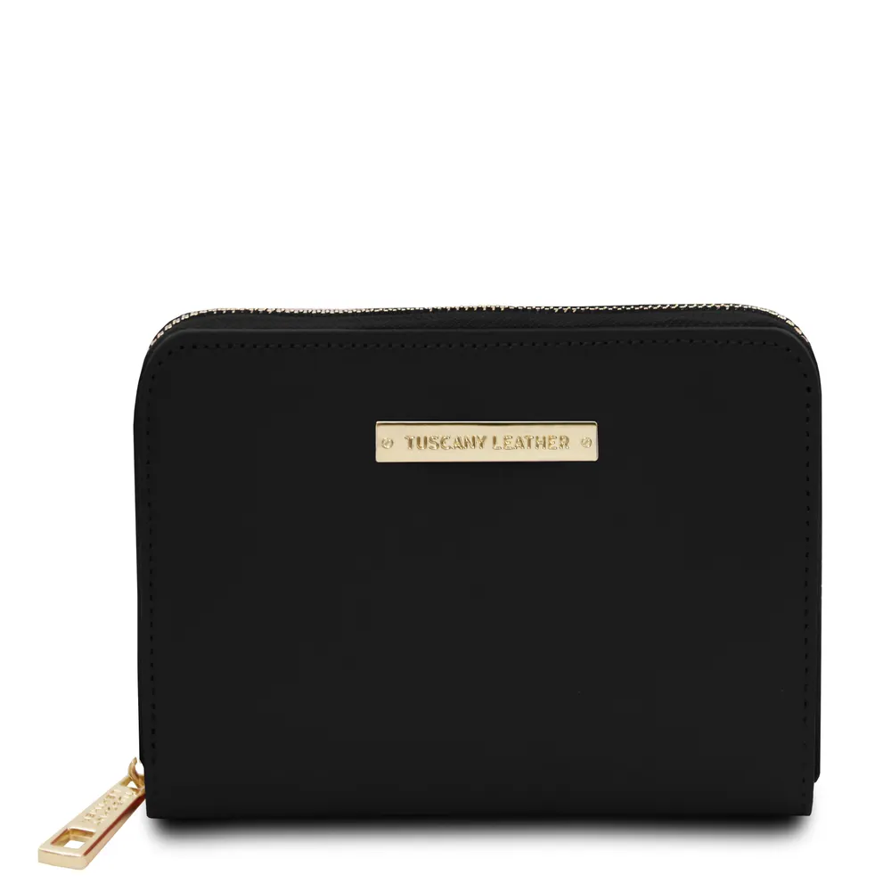 Leda Exclusive zip around leather wallet