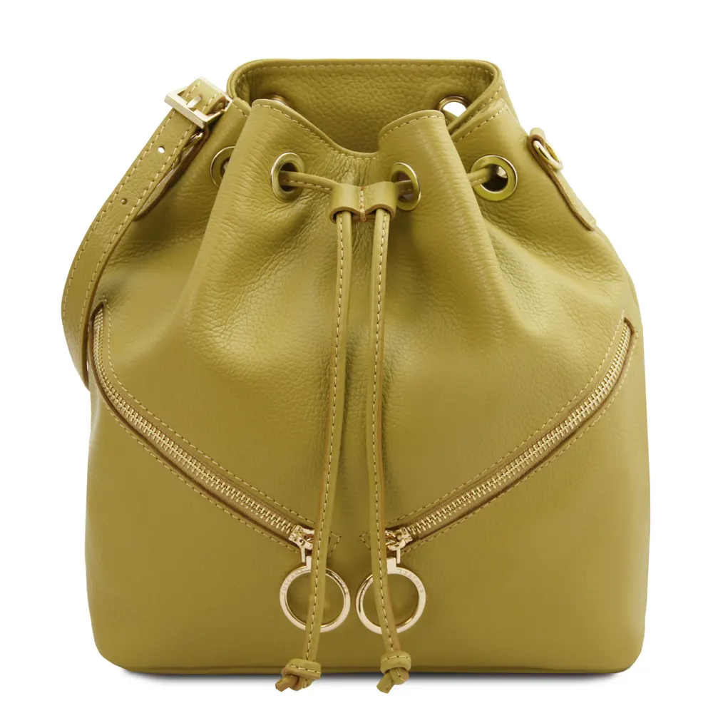 TL Bag Soft leather bucket bag