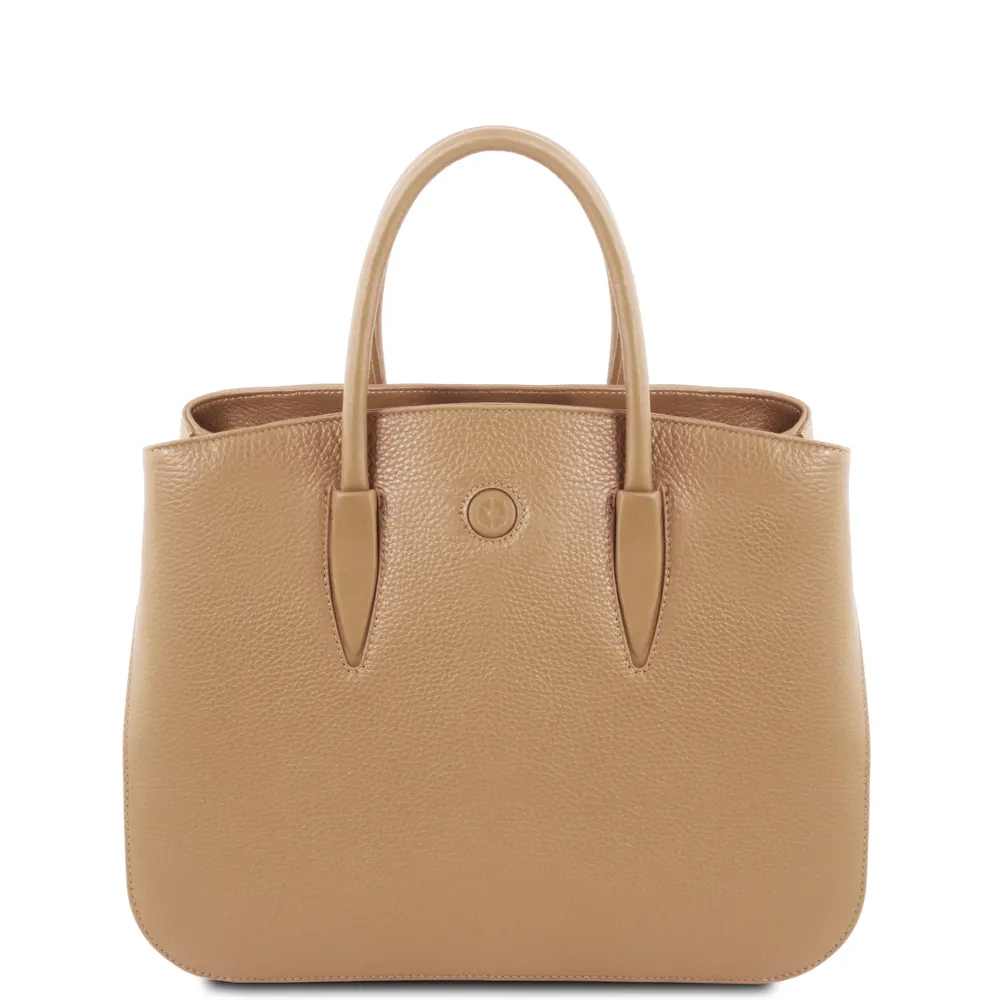 Camelia Leather handbag