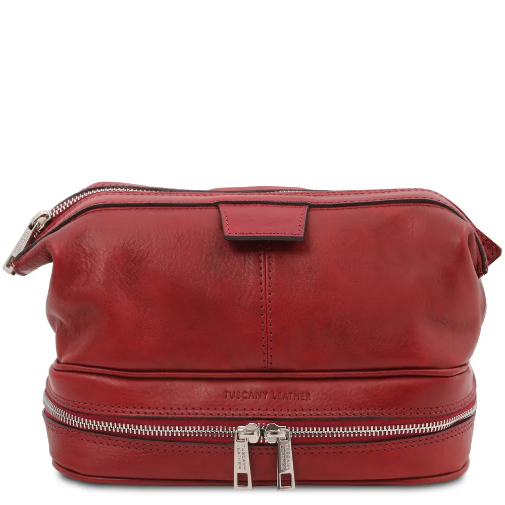Jacob Leather toilet bag