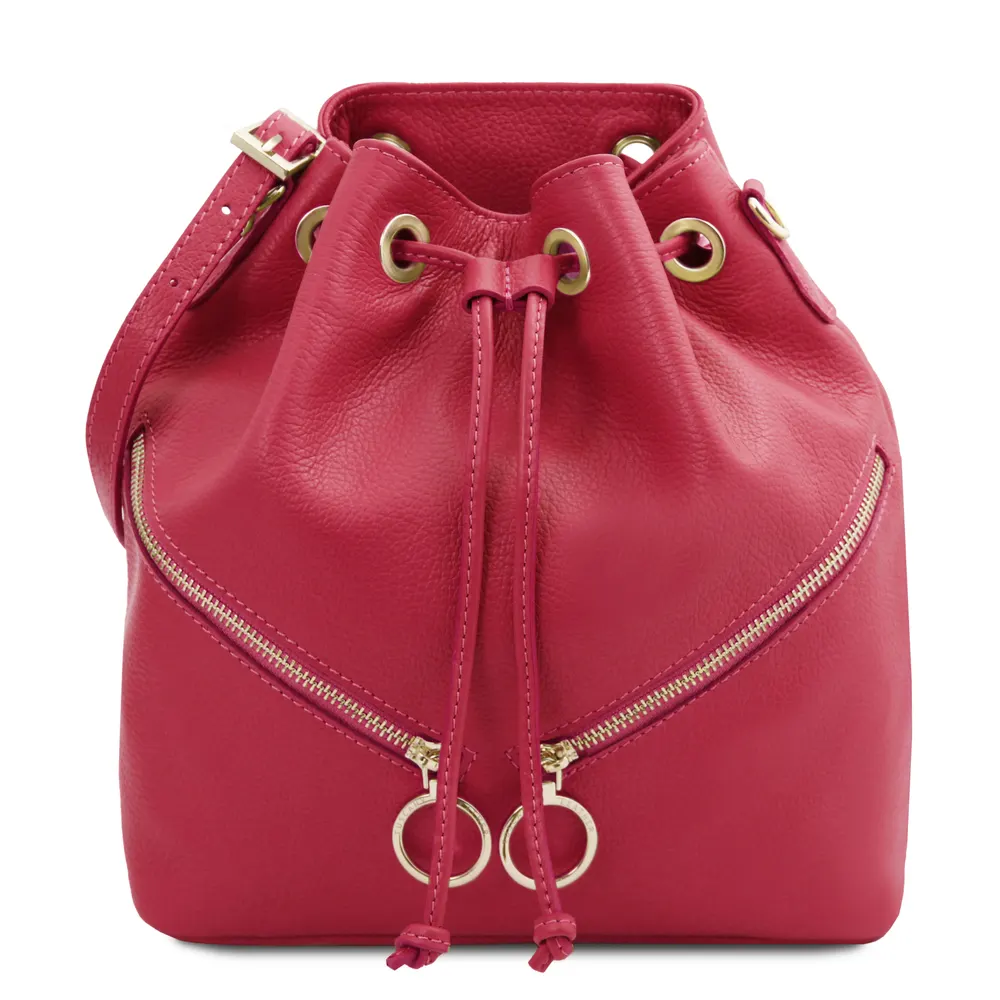 TL Bag Soft leather bucket bag