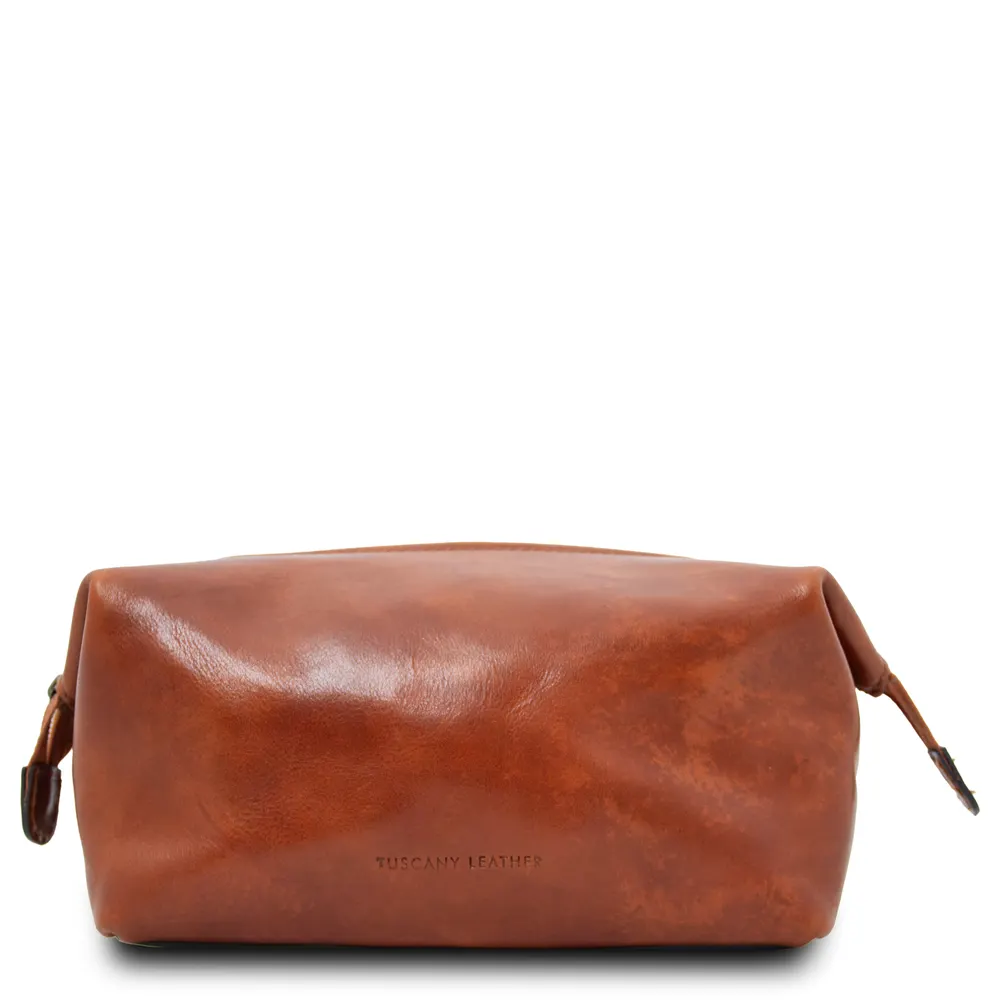 Smarty Leather toiletry bag - Small size