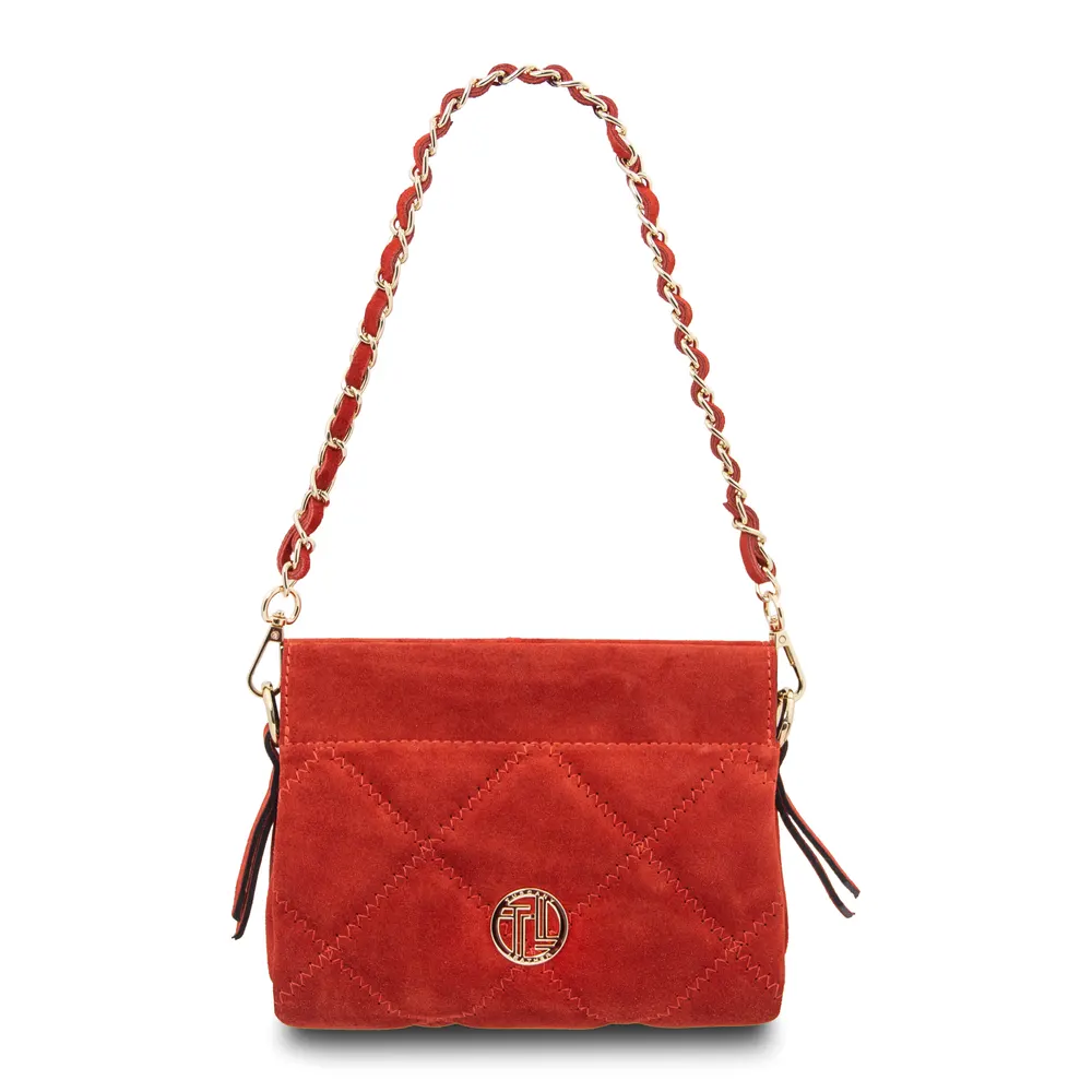 Eloise Suede leather shoulder bag