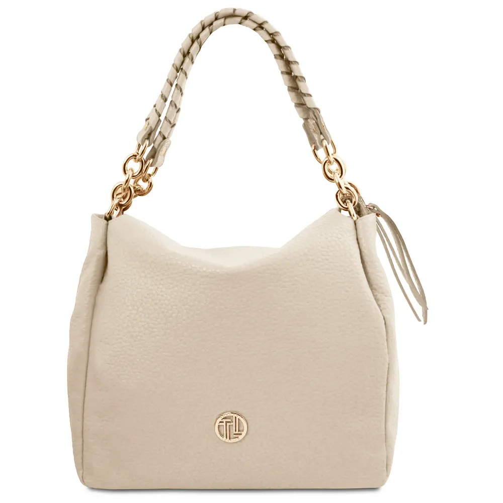 Amy Soft leather shopping bag