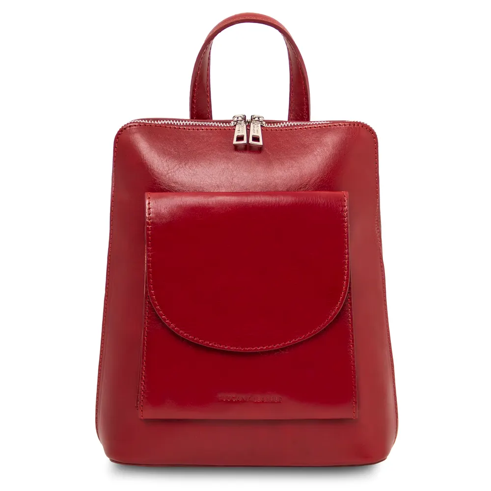 Paris Small leather backpack for women