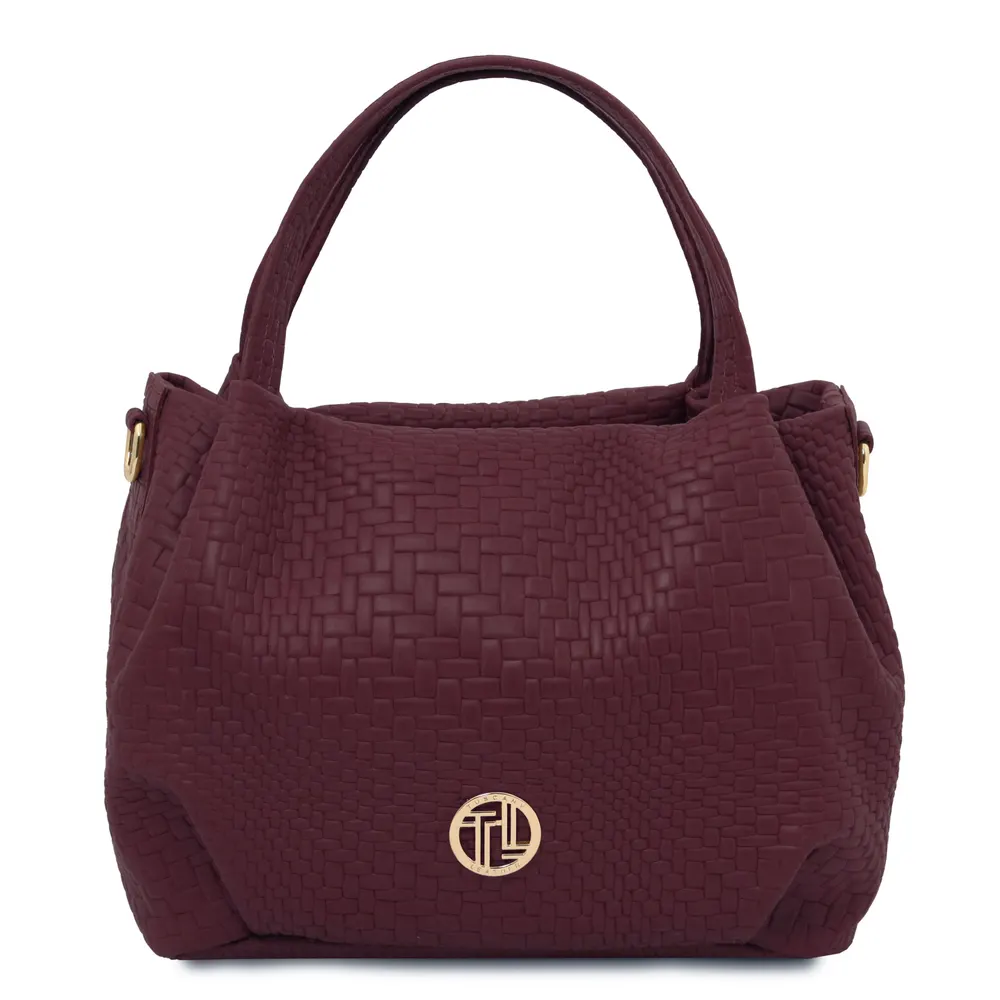 Nora Soft woven leather handbag