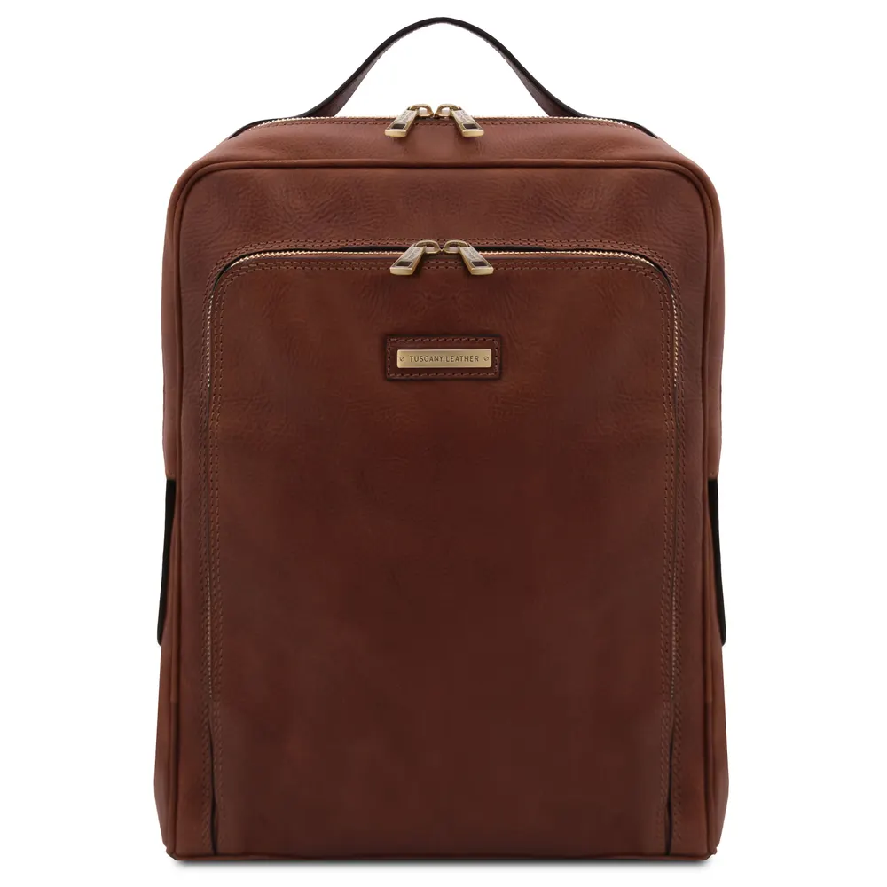 Bangkok Leather laptop backpack
