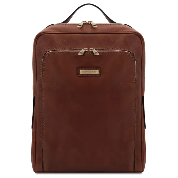 Bangkok Leather laptop backpack