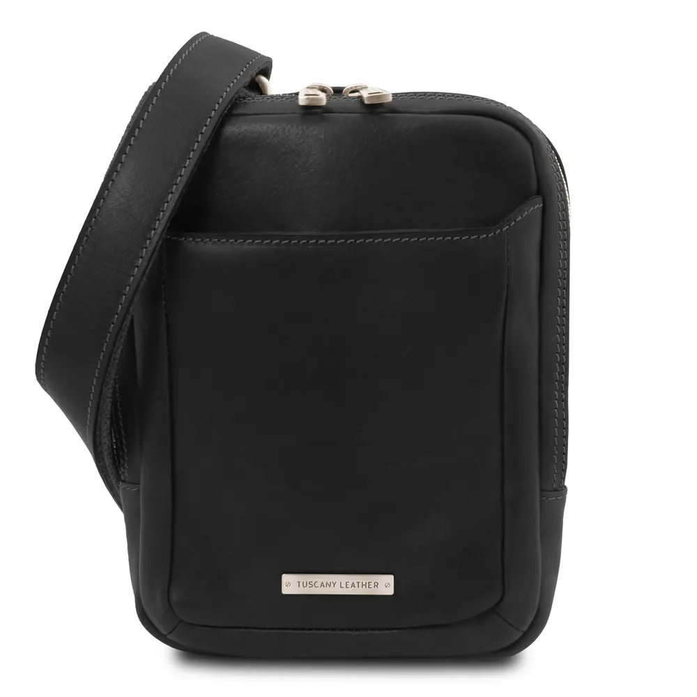 Mark Leather Crossbody Bag