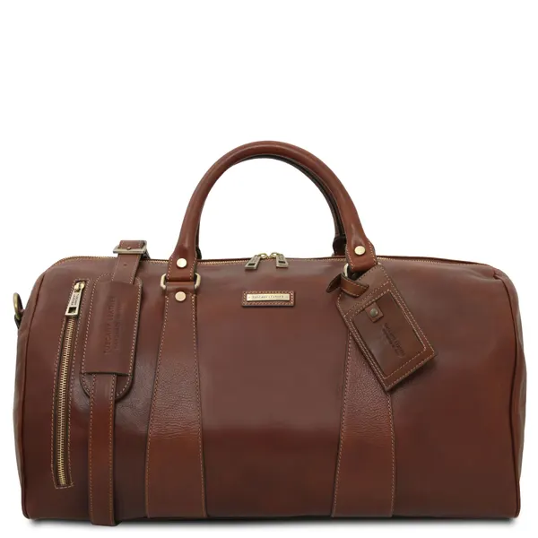 TL Voyager Travel leather duffle bag - Large size