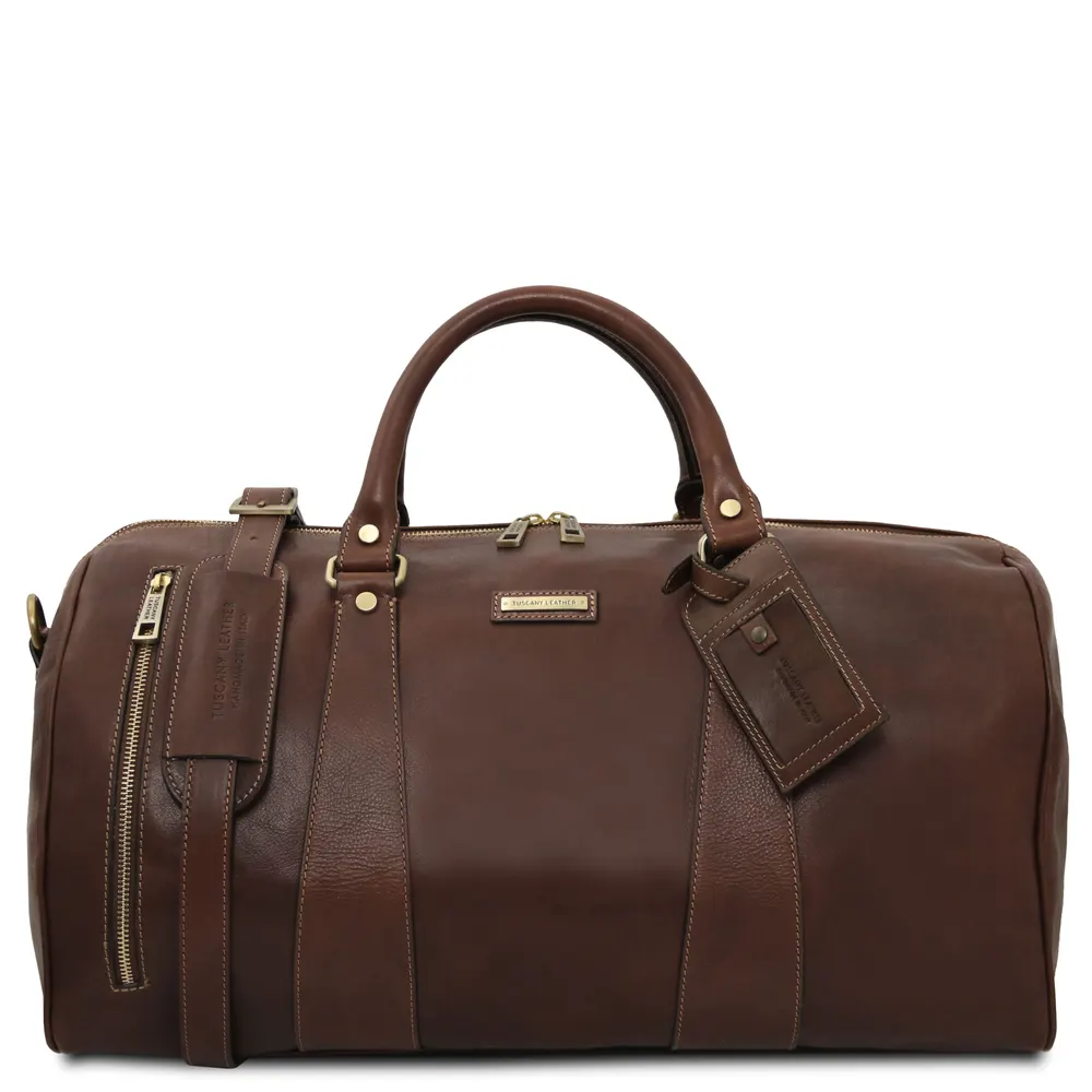 TL Voyager Travel leather duffle bag - Large size
