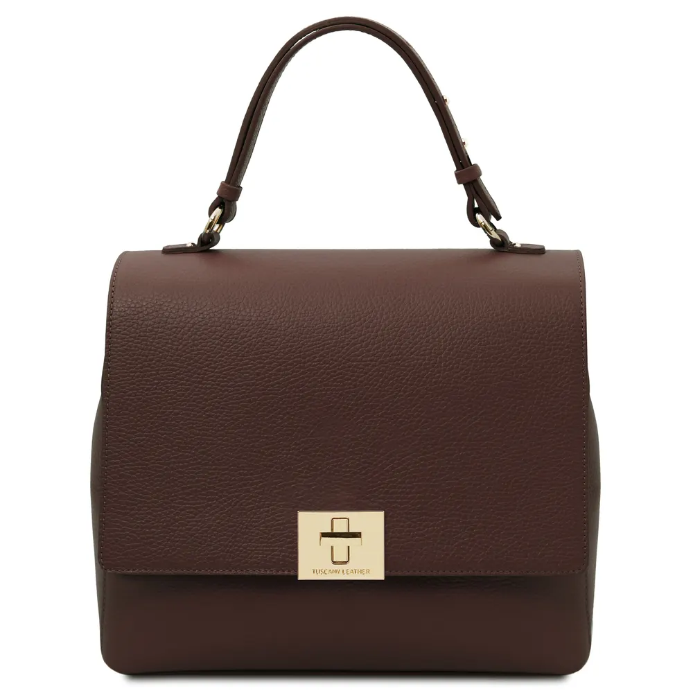 Silene Leather convertible backpack handbag