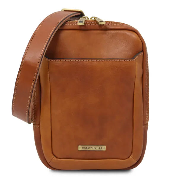 Mark Leather Crossbody Bag