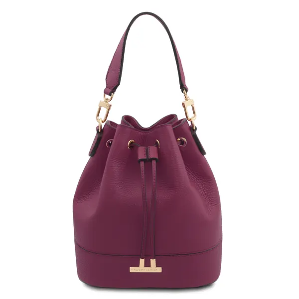 TL Bag Leather bucket bag