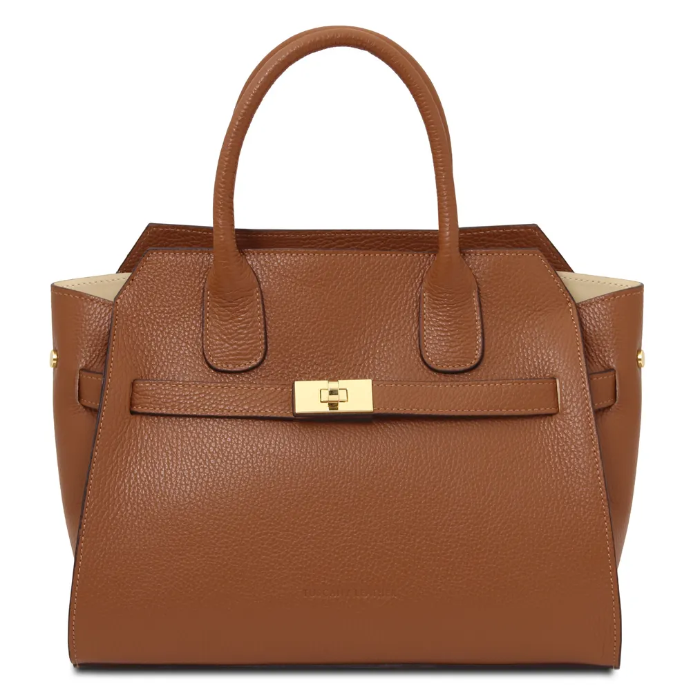 Origami Leather tote