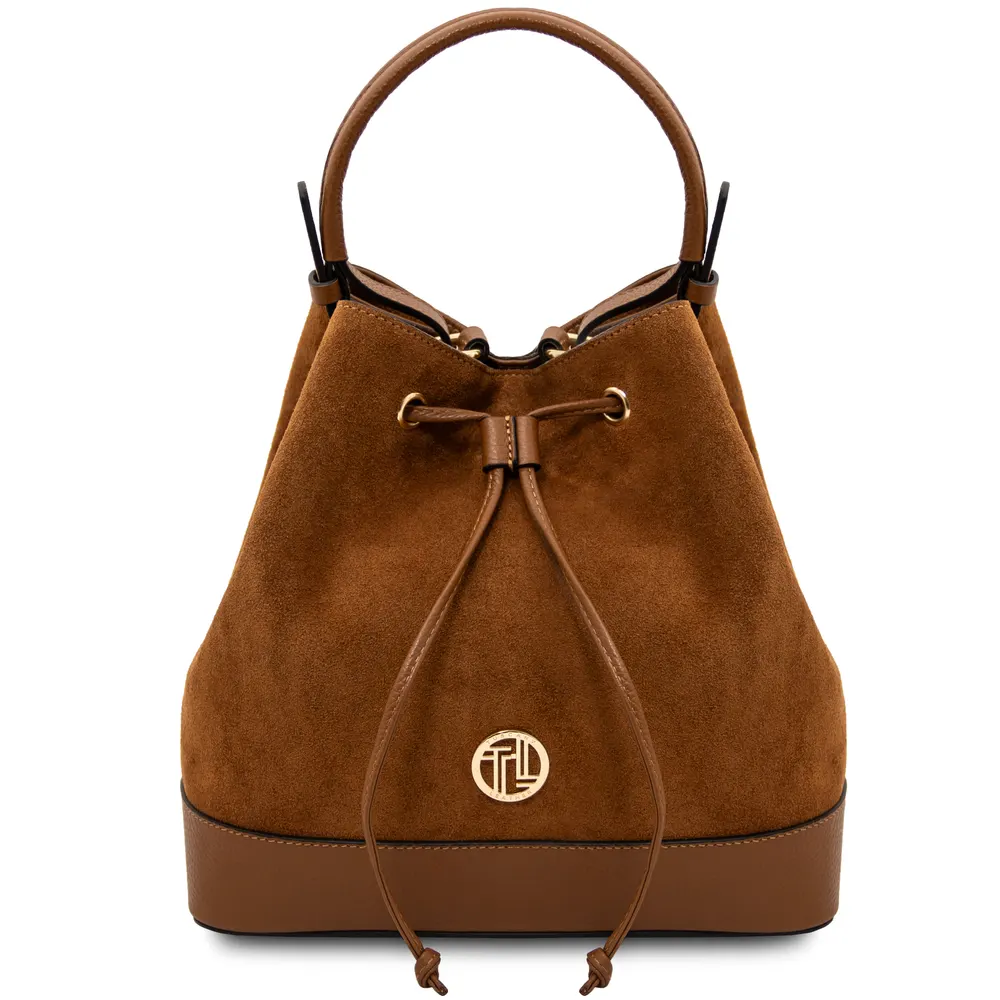 Minerva Leather bucket bag