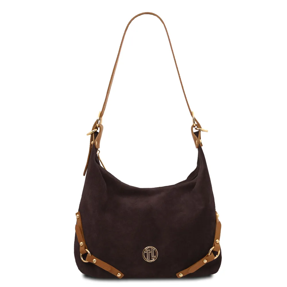 Sierra Suede leather shoulder bag
