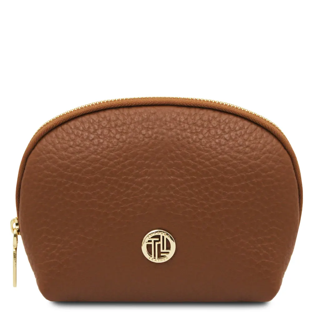 Vera Soft leather toiletry case