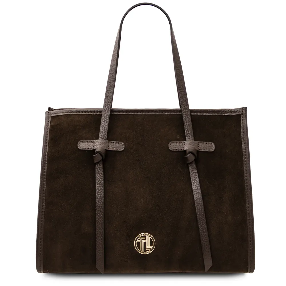 Frame Suede leather shoulder bag