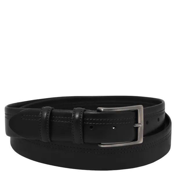 Classic 35mm tubular leather belt - 95 cm
