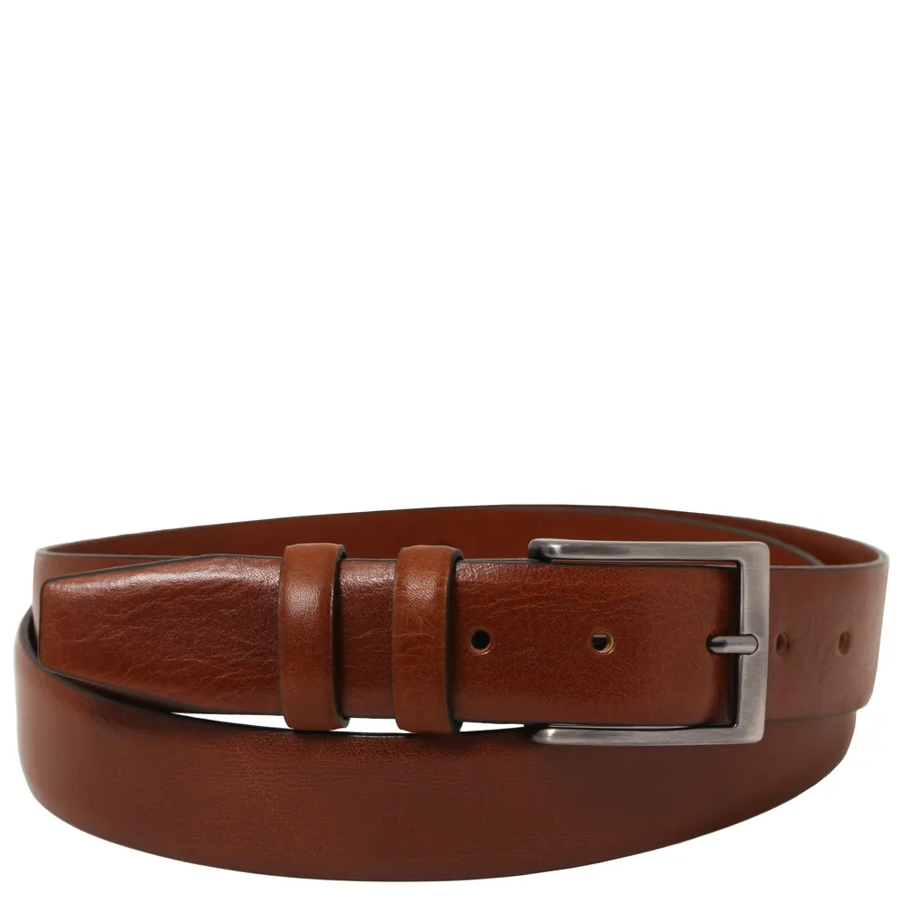 Classic full-grain leather belt 35mm - 95 cm