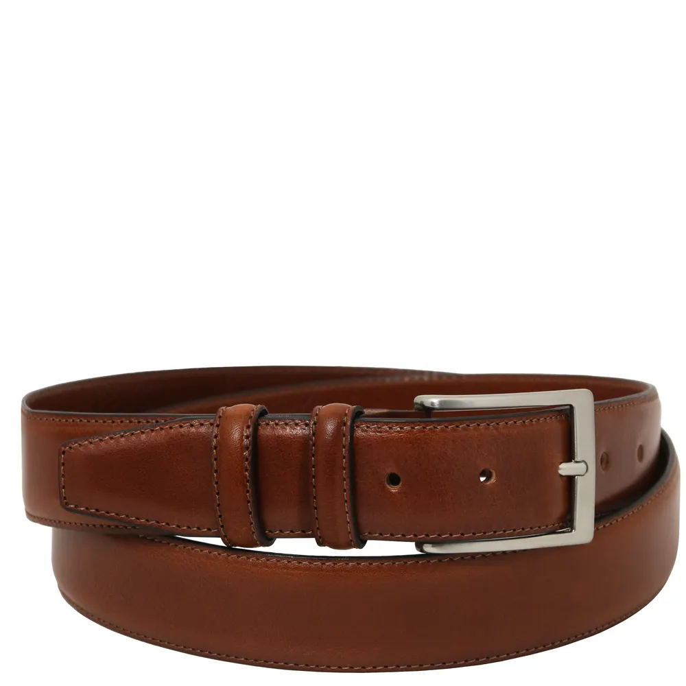 Classic full-grain leather belt 35mm - 100 cm