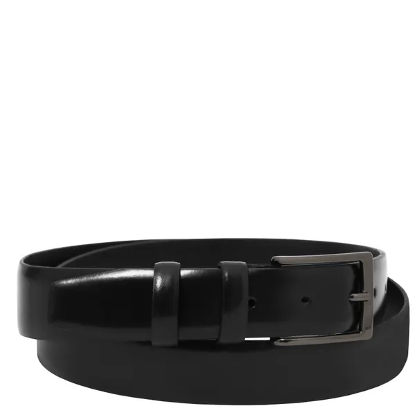 Elegant brushed leather belt 35mm - 95 cm
