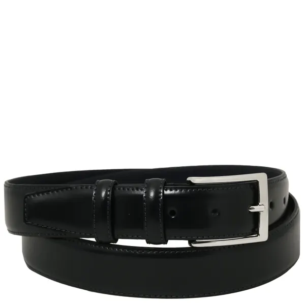Elegant brushed leather belt 35mm - 95 cm