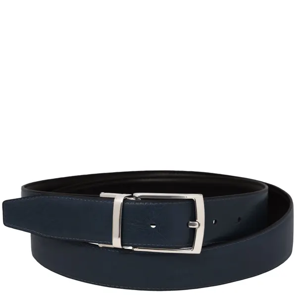 Elegant double-sided leather belt 35mm in smooth leather - 95 cm