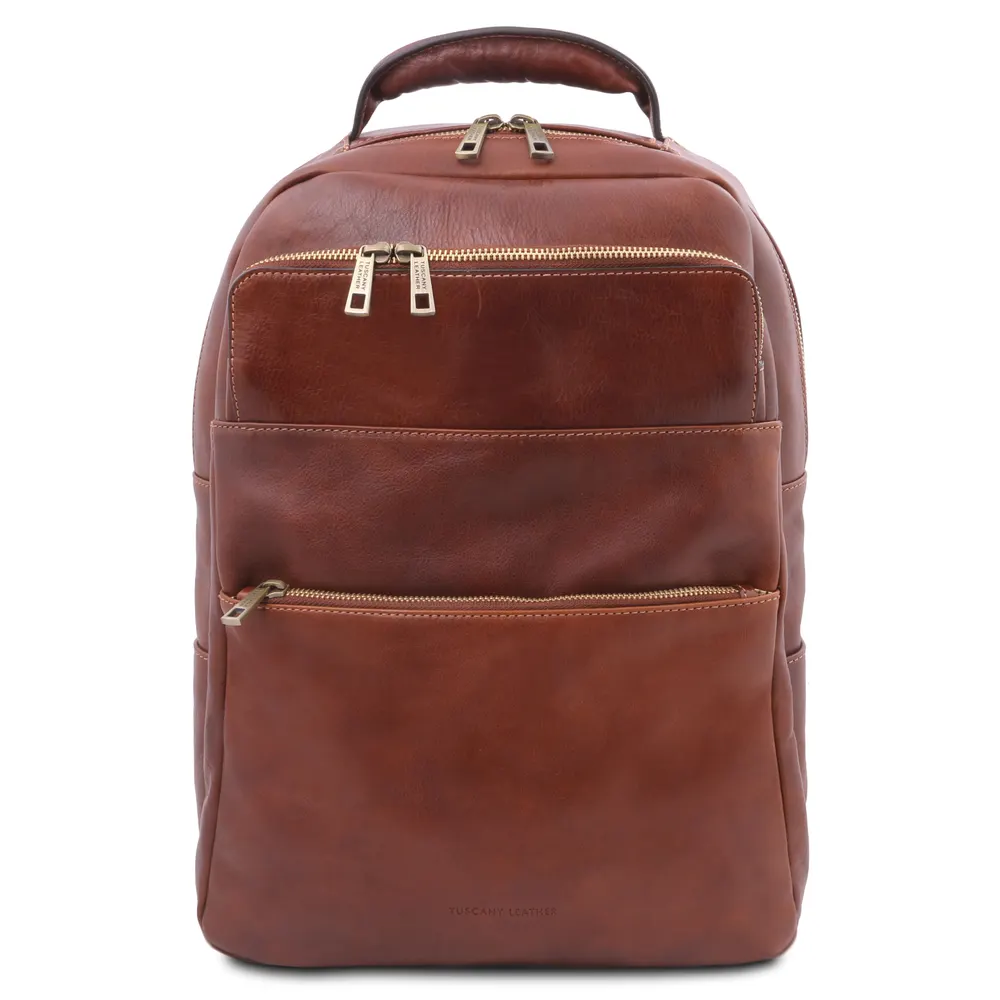 Melbourne Leather laptop backpack