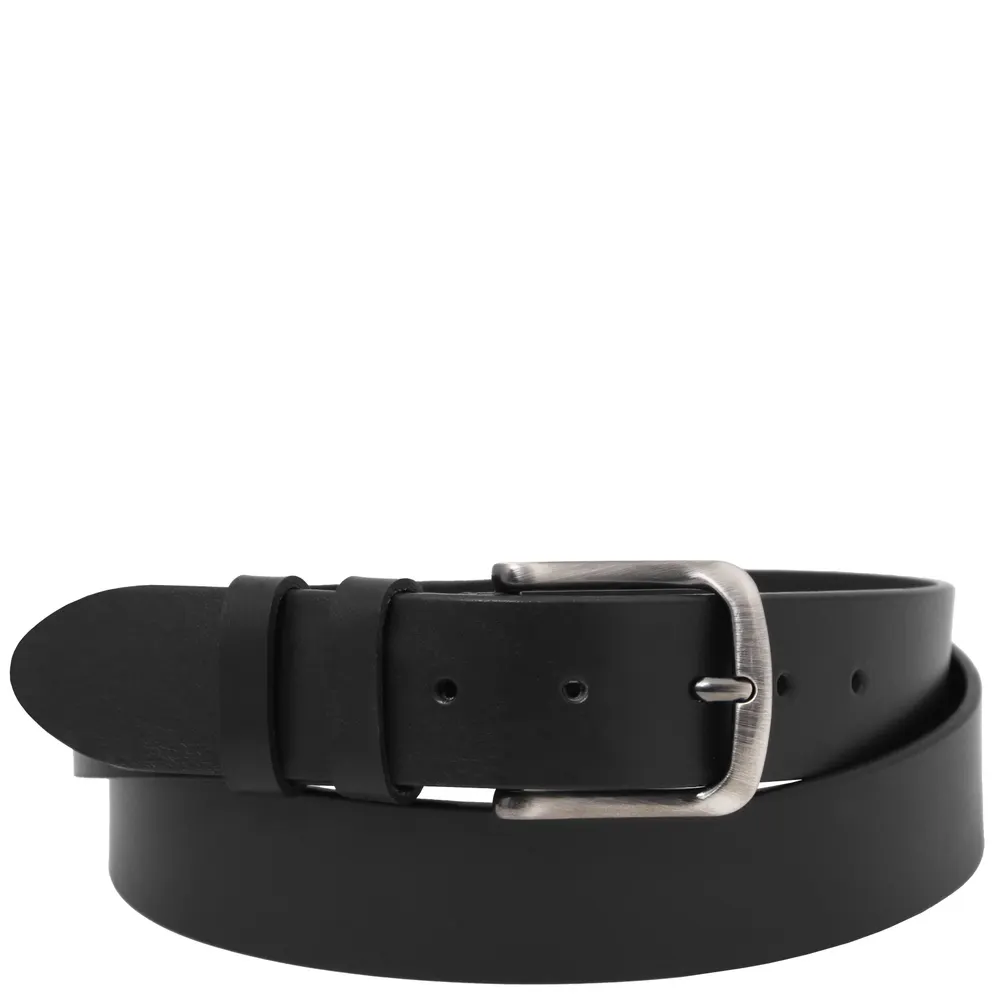 Handcrafted leather belt 40mm for jeans - 95 cm