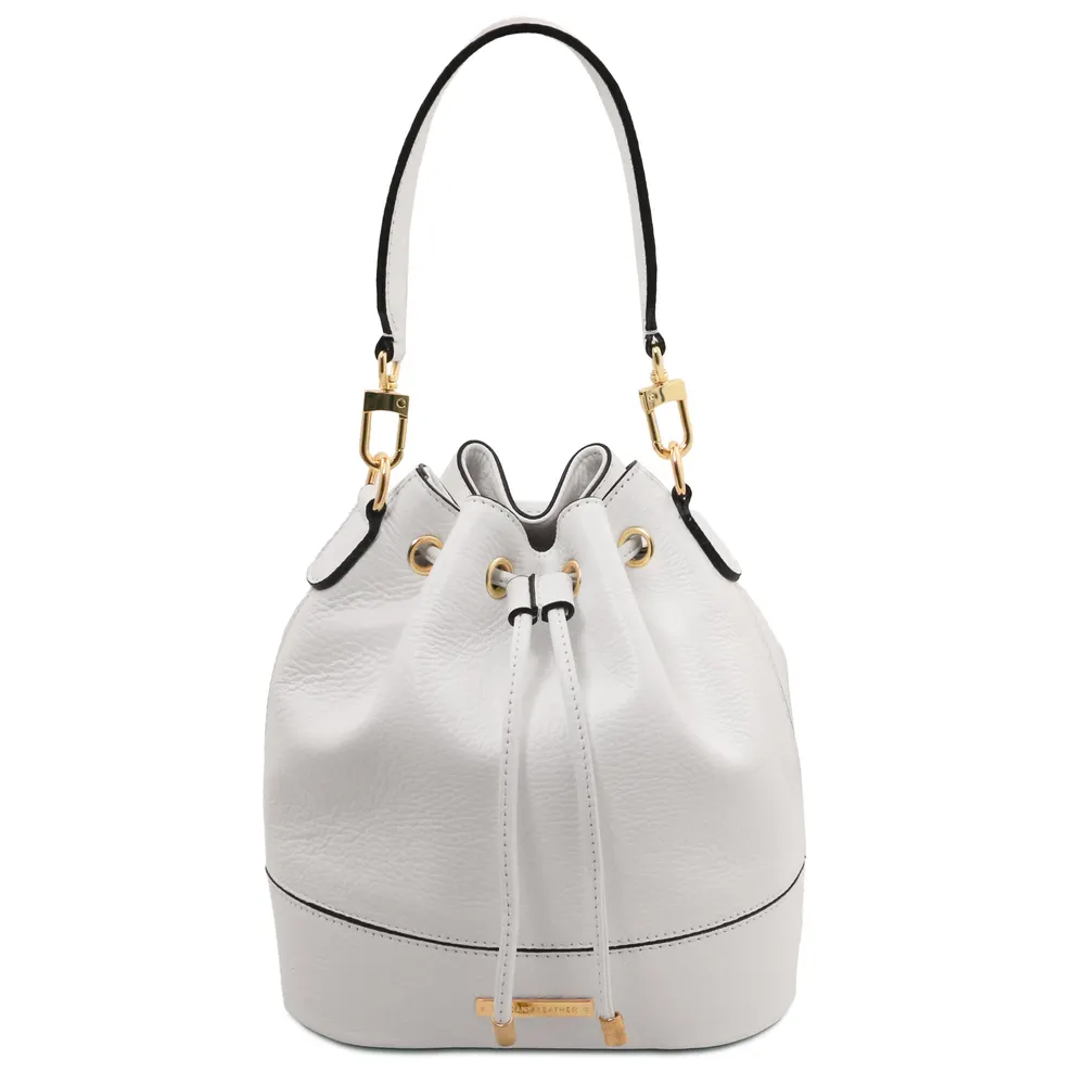TL Bag Leather bucket bag
