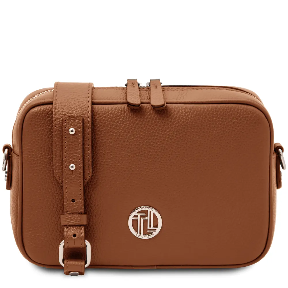 Cubetto Leather shoulder bag