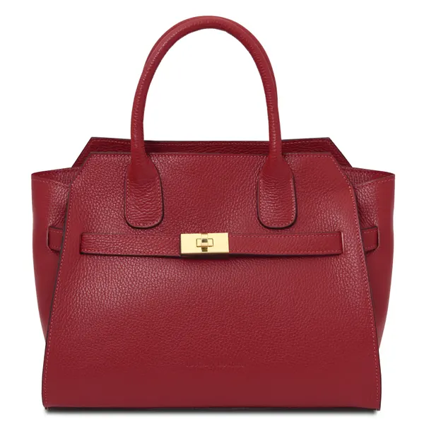 Origami Leather tote
