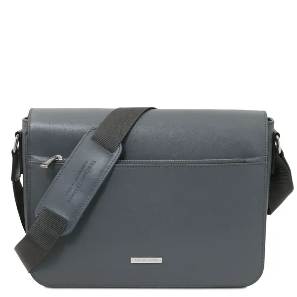 Messenger Saffiano leather messenger bag