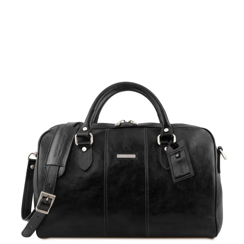 Lisbona Travel leather duffle bag - Small size