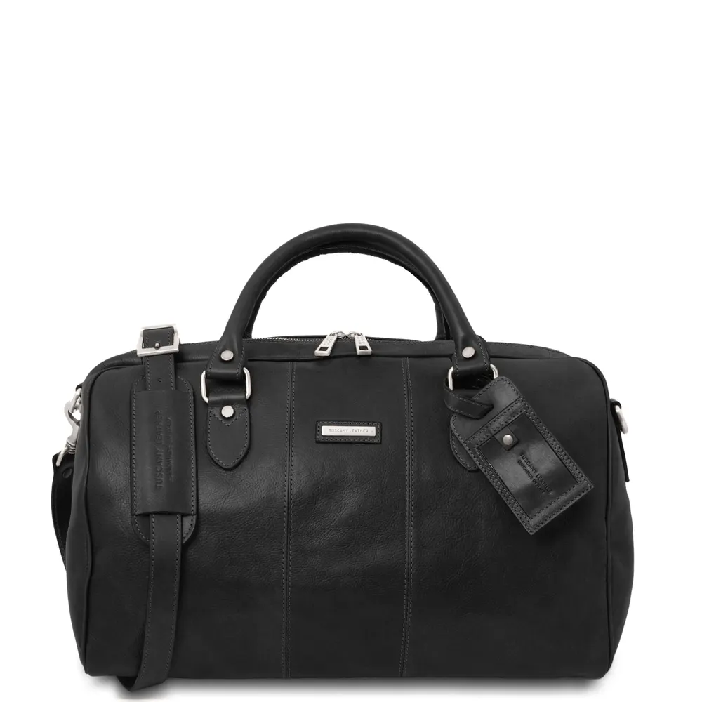 Lisbona Travel leather duffle bag - Small size