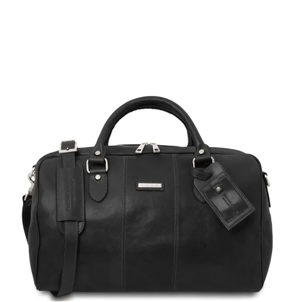 Lisbona Travel leather duffle bag - Small size