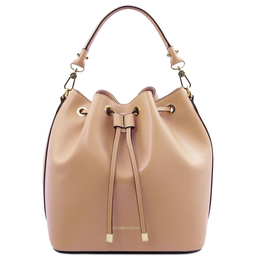 Vittoria Leather bucket bag