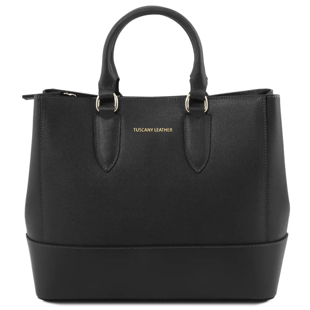 TL Bag Saffiano leather handbag