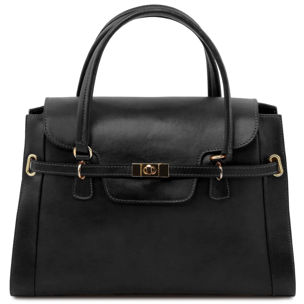 TL NeoClassic Lady leather handbag with twist lock
