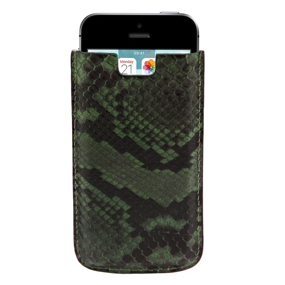 Python leather iPhone SE/5s/5 holder