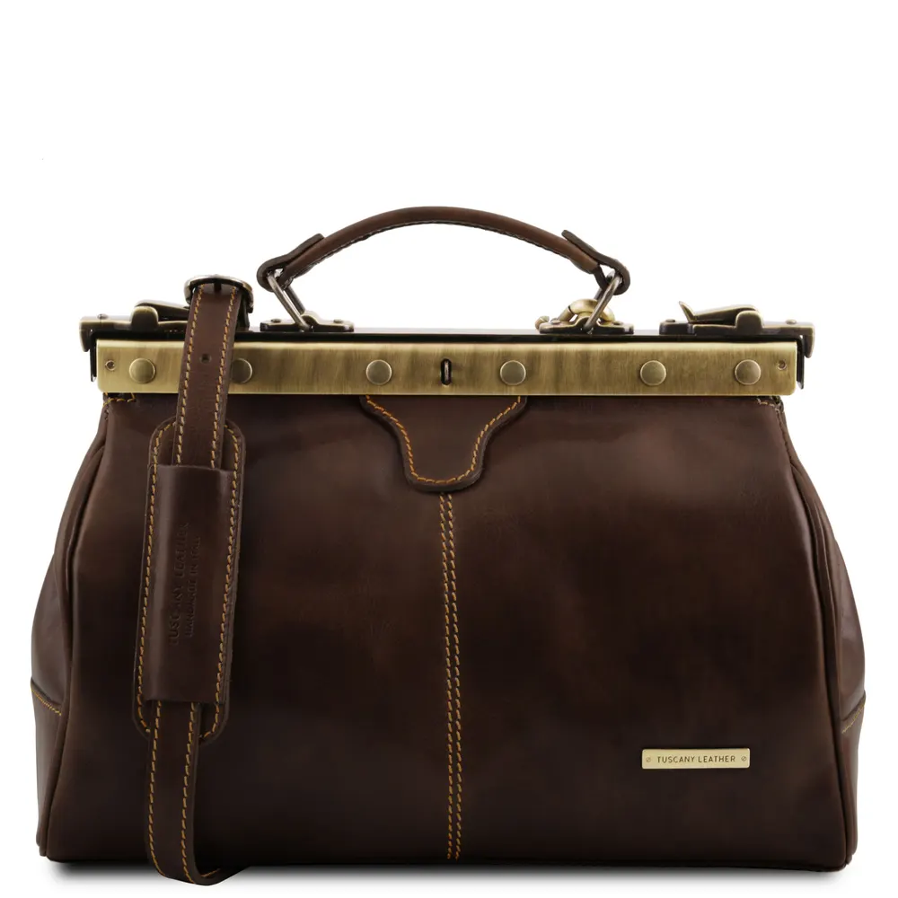 Michelangelo Doctor gladstone leather bag