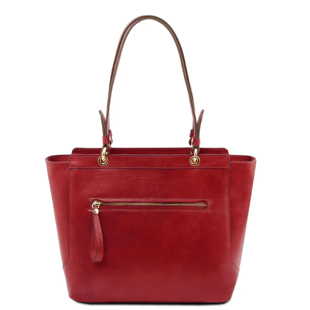 TL NeoClassic Leather tote with two handles