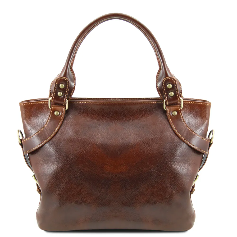 Ilenia Leather shoulder bag