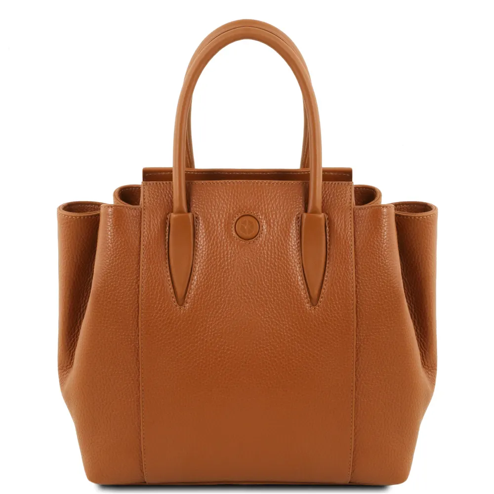 Tulipan Leather handbag