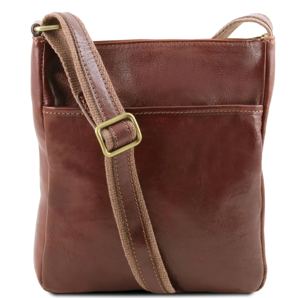 Jason Leather Crossbody Bag