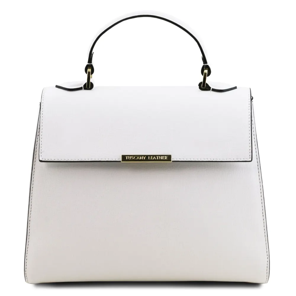 TL Bag  Small Saffiano leather duffel bag