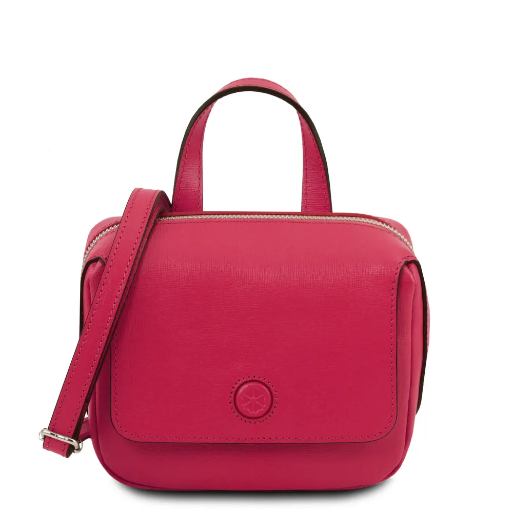Dalia Saffiano leather mini bag