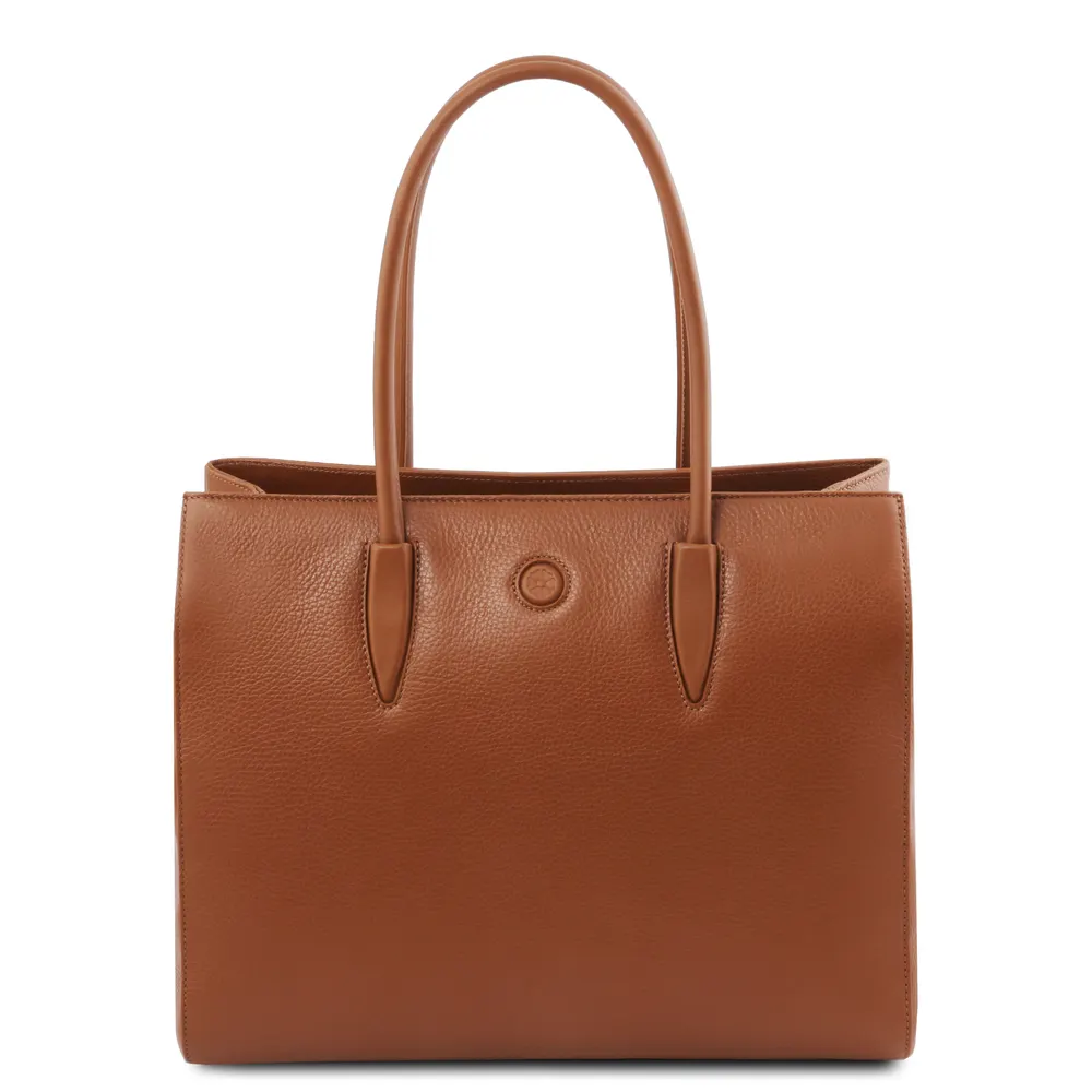 Orchidea Leather shoulder bag